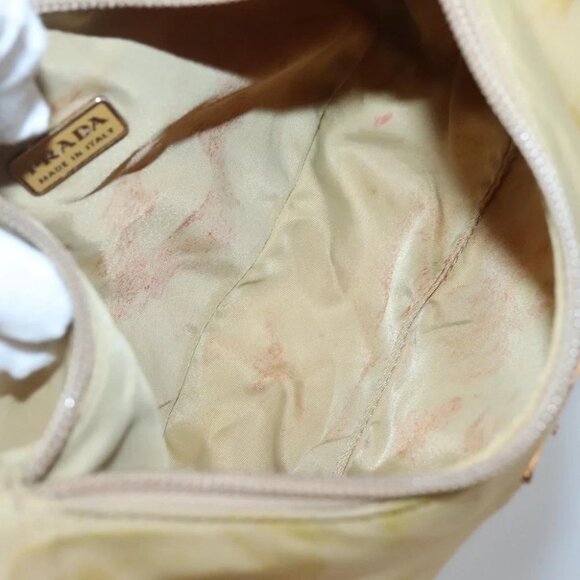 PRADA Accessory Pouch Nylon Beig - Picture 12 of 15